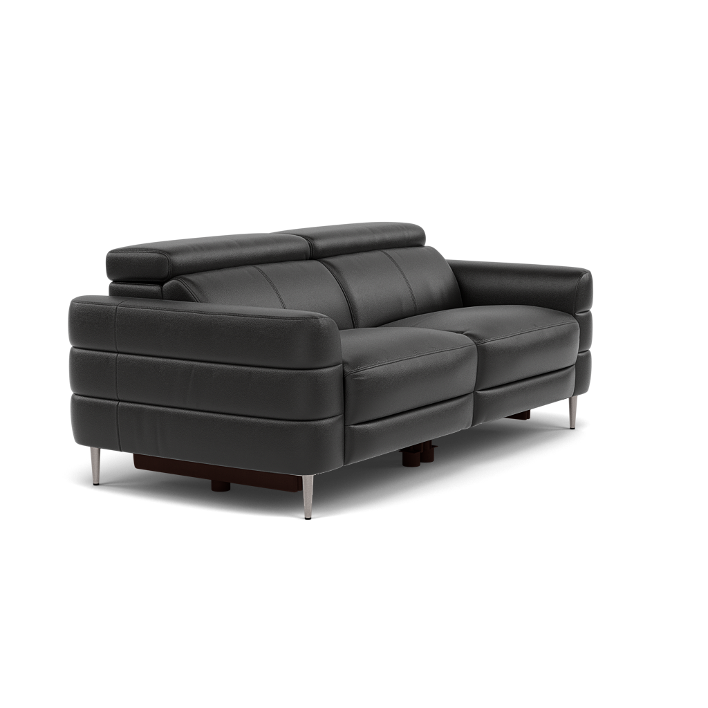 Hoy 3 Seater Sofa - 3 Str Static W/Manual Headrest Cat NL/O — NL5109 New York Midnight, gallery image 1