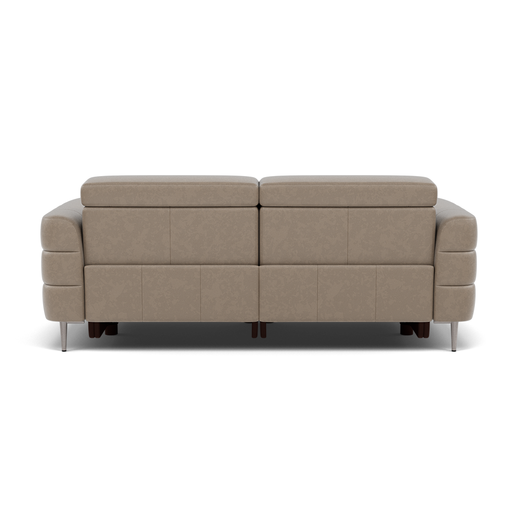 Hoy 3 Seater Sofa - 3 Str Static W/Manual Headrest Cat NL/O — O7023 Oslo Elephant Grey, gallery image 2