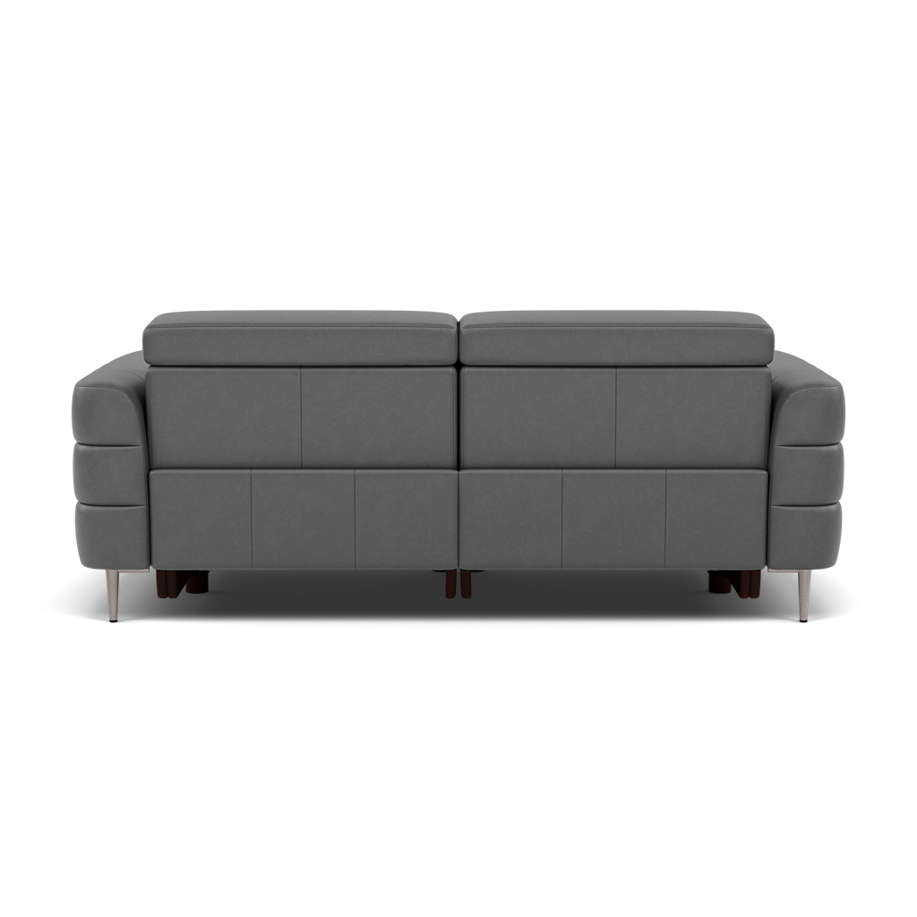 Hoy 3 Seater Sofa - 3 Str Static W/Manual Headrest Cat NL/O — O7300 Orlando Dark Grey, gallery image 2