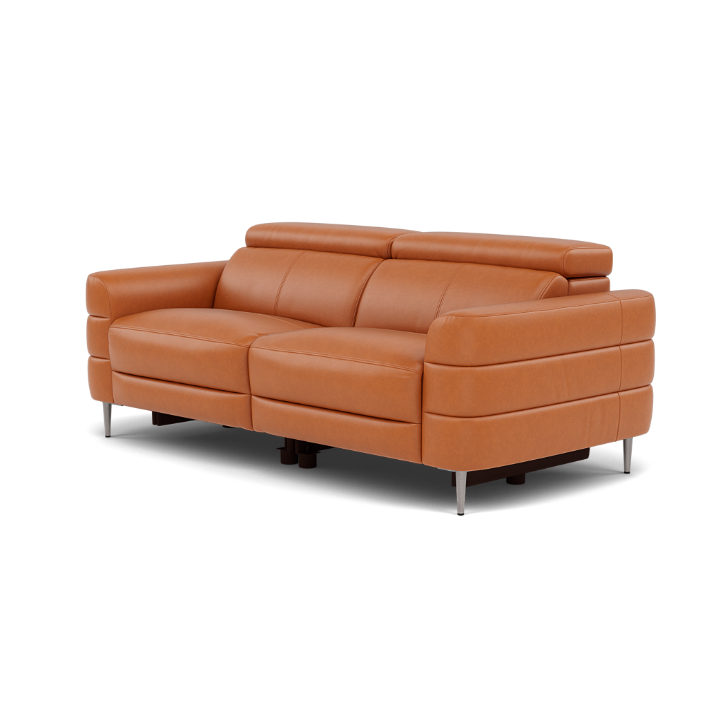 Hoy 3 Seater Sofa - 3 Str Static W/Manual Headrest Cat NL/O — O7303 Orlando Meerkat, gallery image 3