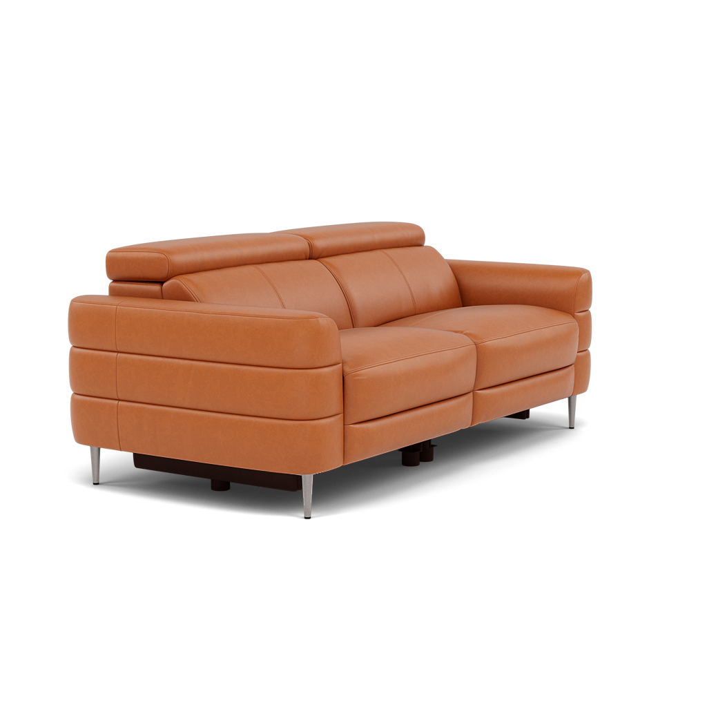 Hoy 3 Seater Sofa - 3 Str Static W/Manual Headrest Cat NL/O — O7303 Orlando Meerkat, gallery image 1