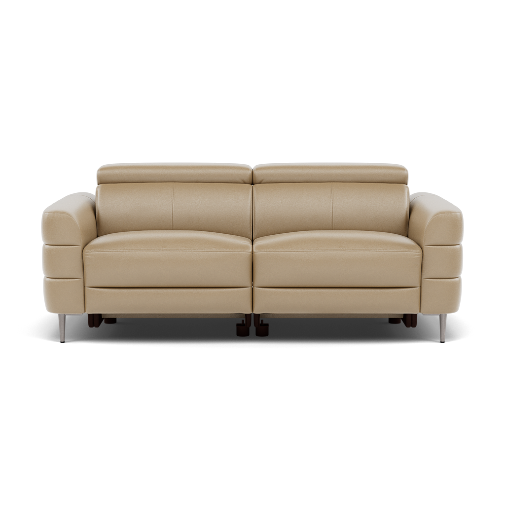 Hoy 3 Seater Sofa - 3 Str Static W/Manual Headrest Cat NL/O 3 Seater Sofas Sterling Home 5 NL5103 New York Sand