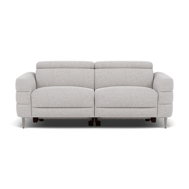 Hoy 3 Seater Sofa - 3 Str Static W/Manual Headrest Fabric 3 Seater Sofas Sterling Home 2 KB-1280-UK Darwin Silver