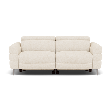 Hoy 3 Seater Sofa - 3 Str Static W/Manual Headrest Fabric 3 Seater Sofas Sterling Home 4 KB-1285-UK Darwin Ivory
