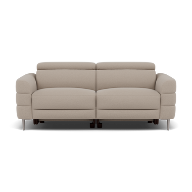 Hoy 3 Seater Sofa - 3 Str Static W/Manual Headrest Fabric 3 Seater Sofas Sterling Home 5 CU9101-5-UK Oxford Beige
