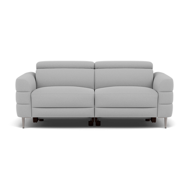 Hoy 3 Seater Sofa - 3 Str Static W/Manual Headrest Fabric 3 Seater Sofas Sterling Home 6 CU9102-5-UK Oxford Silver