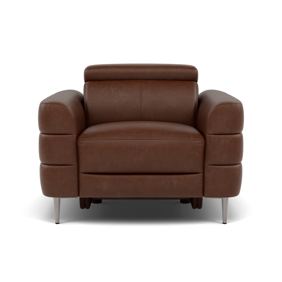 Hoy Armchair - Chair Static W/Manual Headrest Cat M Armchairs Sterling Home M1595 Monaco Coffee 1