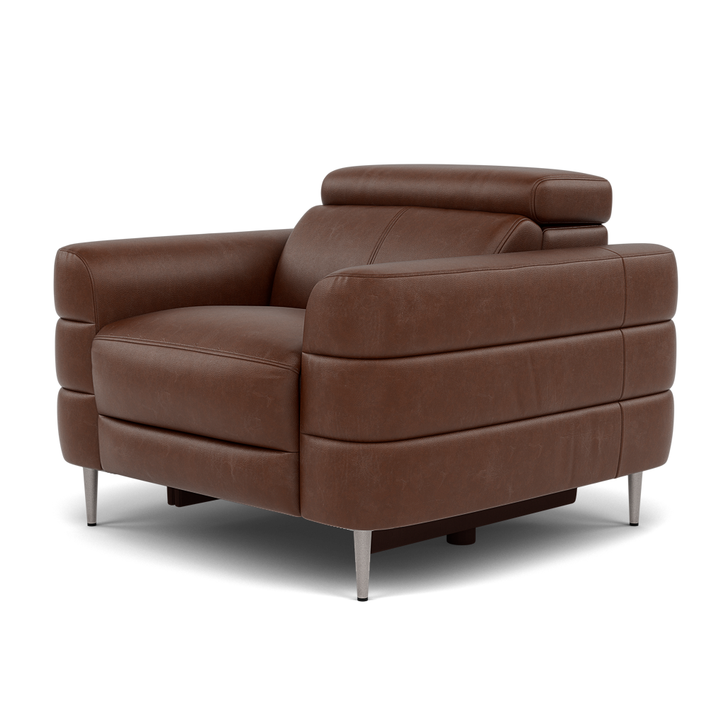 Hoy Armchair - Chair Static W/Manual Headrest Cat M — M1595 Monaco Coffee, gallery image 3