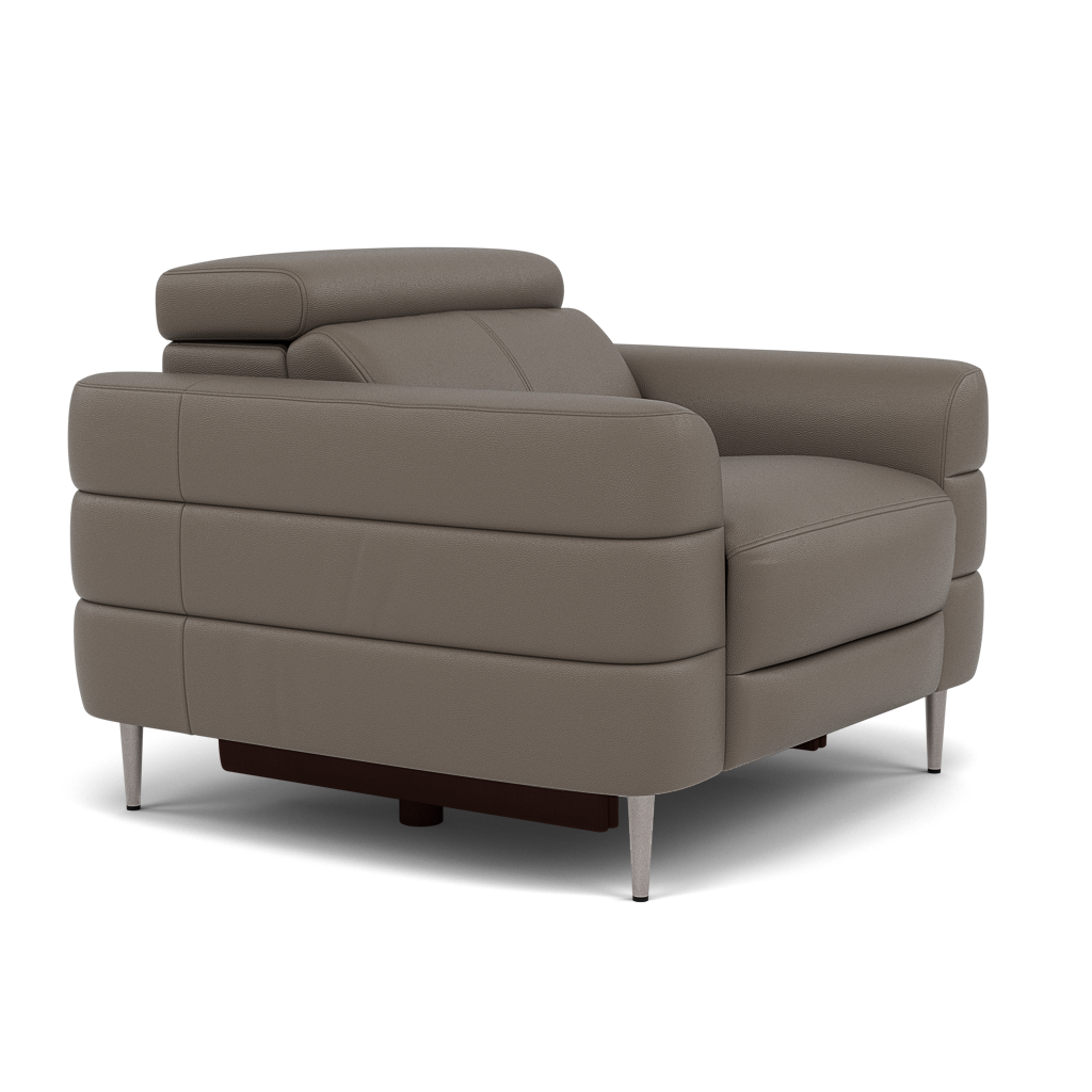 Hoy Armchair - Chair Static W/Manual Headrest Cat M — M5655 Melbourne Dark Grey, gallery image 1