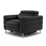 Hoy Armchair - Chair Static W/Manual Headrest Cat M — M5657 Melbourne Black, gallery image 3