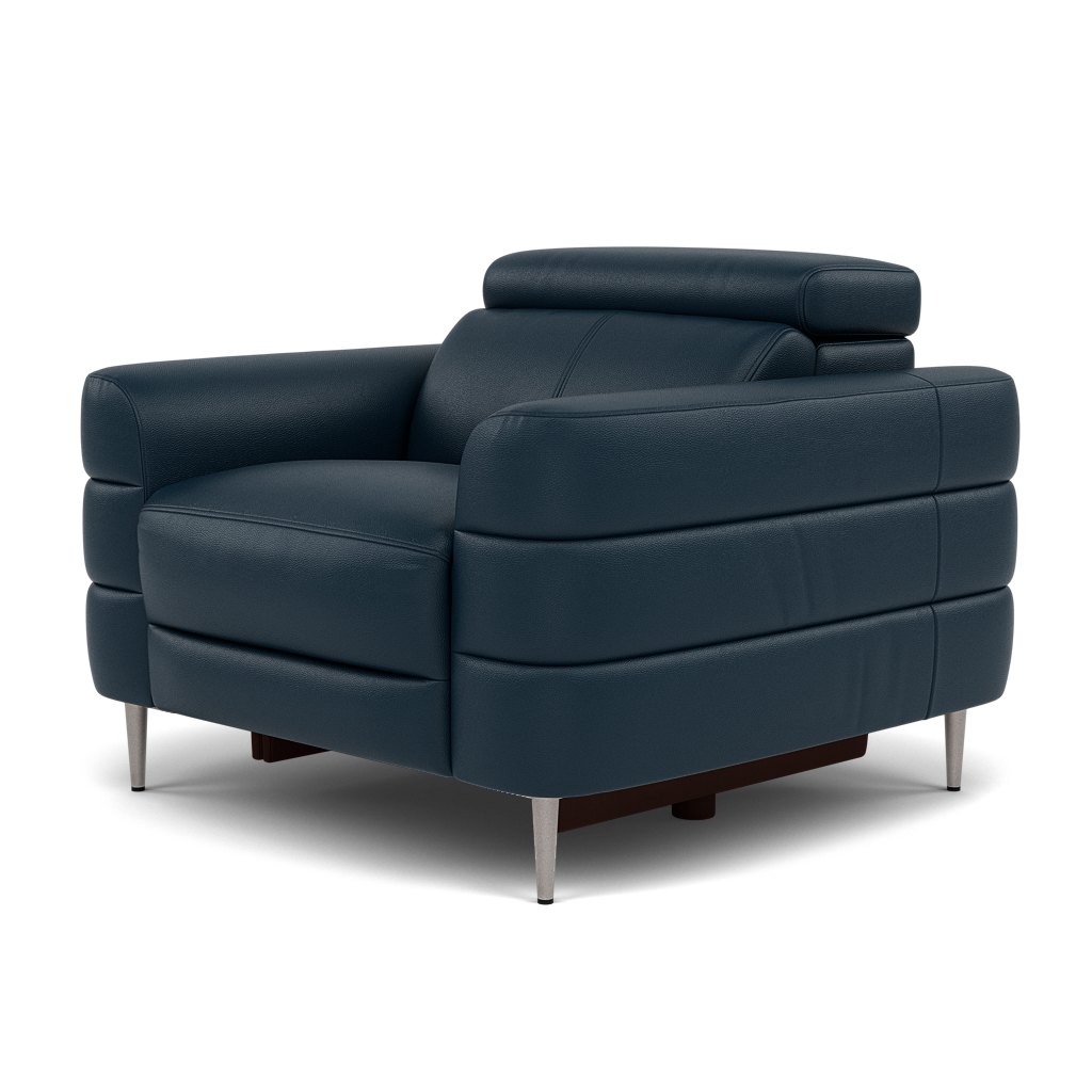 Hoy Armchair - Chair Static W/Manual Headrest Cat M — M5661 Melbourne Navy Blue, gallery image 3