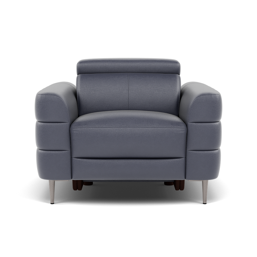 Hoy Armchair - Chair Static W/Manual Headrest Cat NL/O Sterling Home 1 NL5100 New York Dark Blue