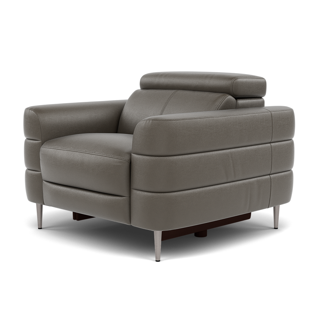 Hoy Armchair - Chair Static W/Manual Headrest Cat NL/O — NL5101 New York Anthkacite Grey, gallery image 3