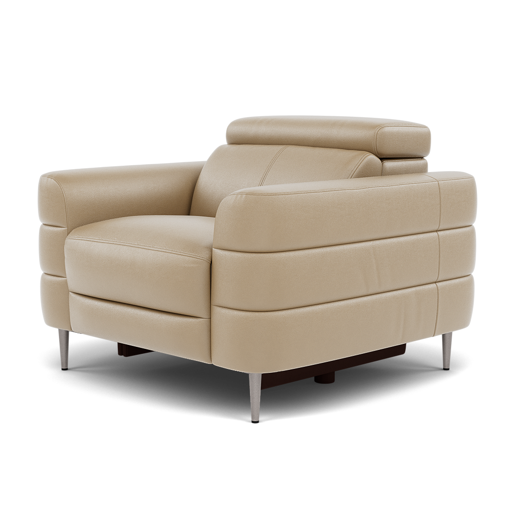 Hoy Armchair - Chair Static W/Manual Headrest Cat NL/O — NL5103 New York Sand, gallery image 3