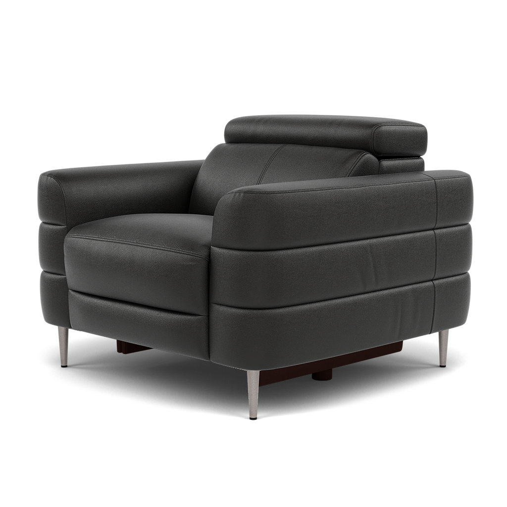 Hoy Armchair - Chair Static W/Manual Headrest Cat NL/O — NL5109 New York Midnight, gallery image 3