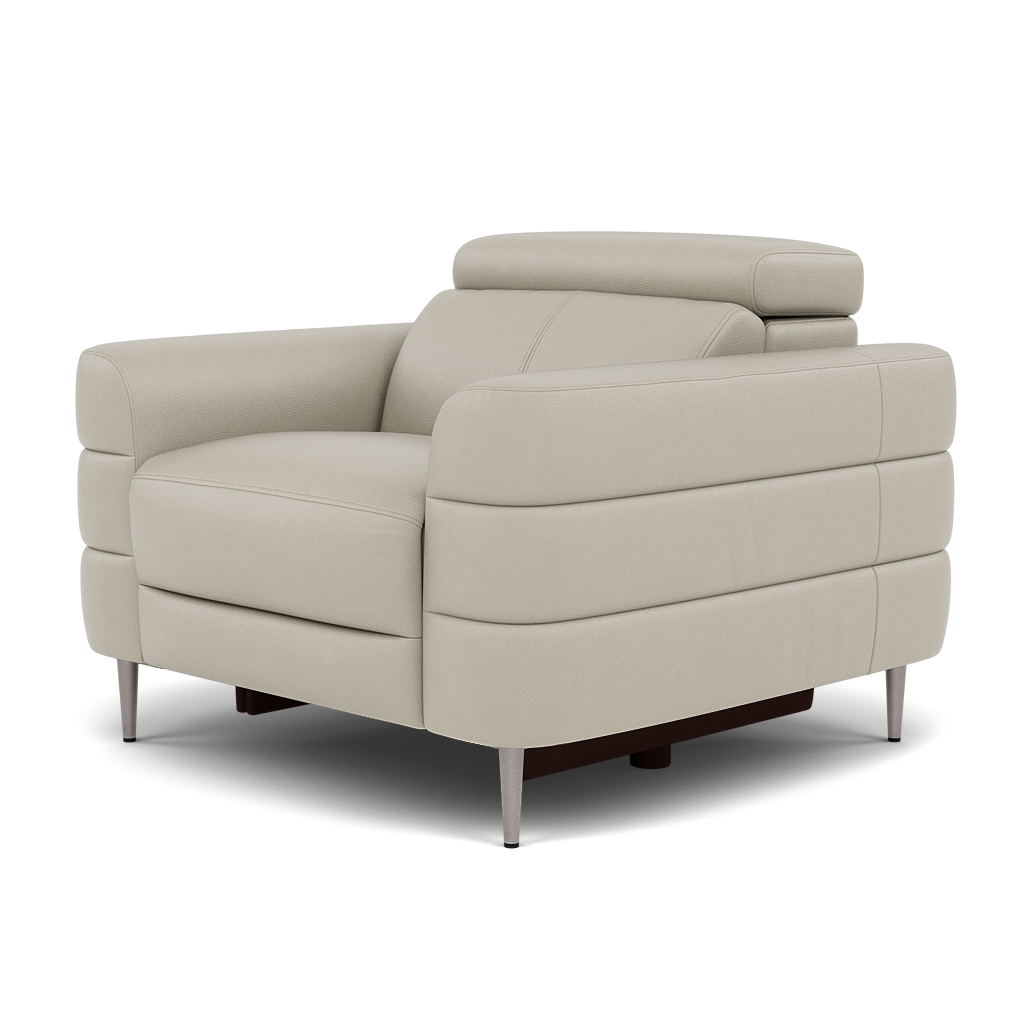 Hoy Armchair - Chair Static W/Manual Headrest Cat NL/O — NL5115 New York Light Grey, gallery image 3