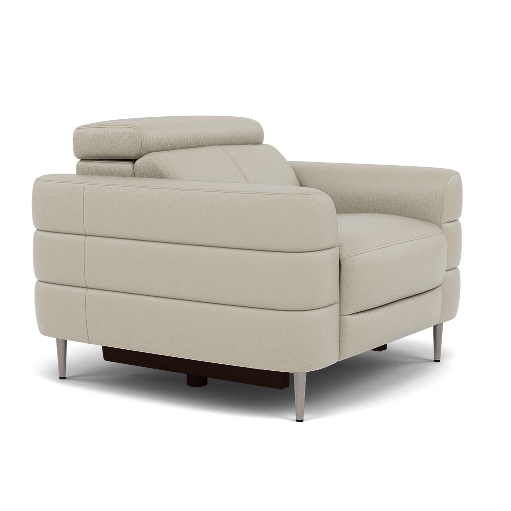 Hoy Armchair - Chair Static W/Manual Headrest Cat NL/O — NL5115 New York Light Grey, gallery image 1
