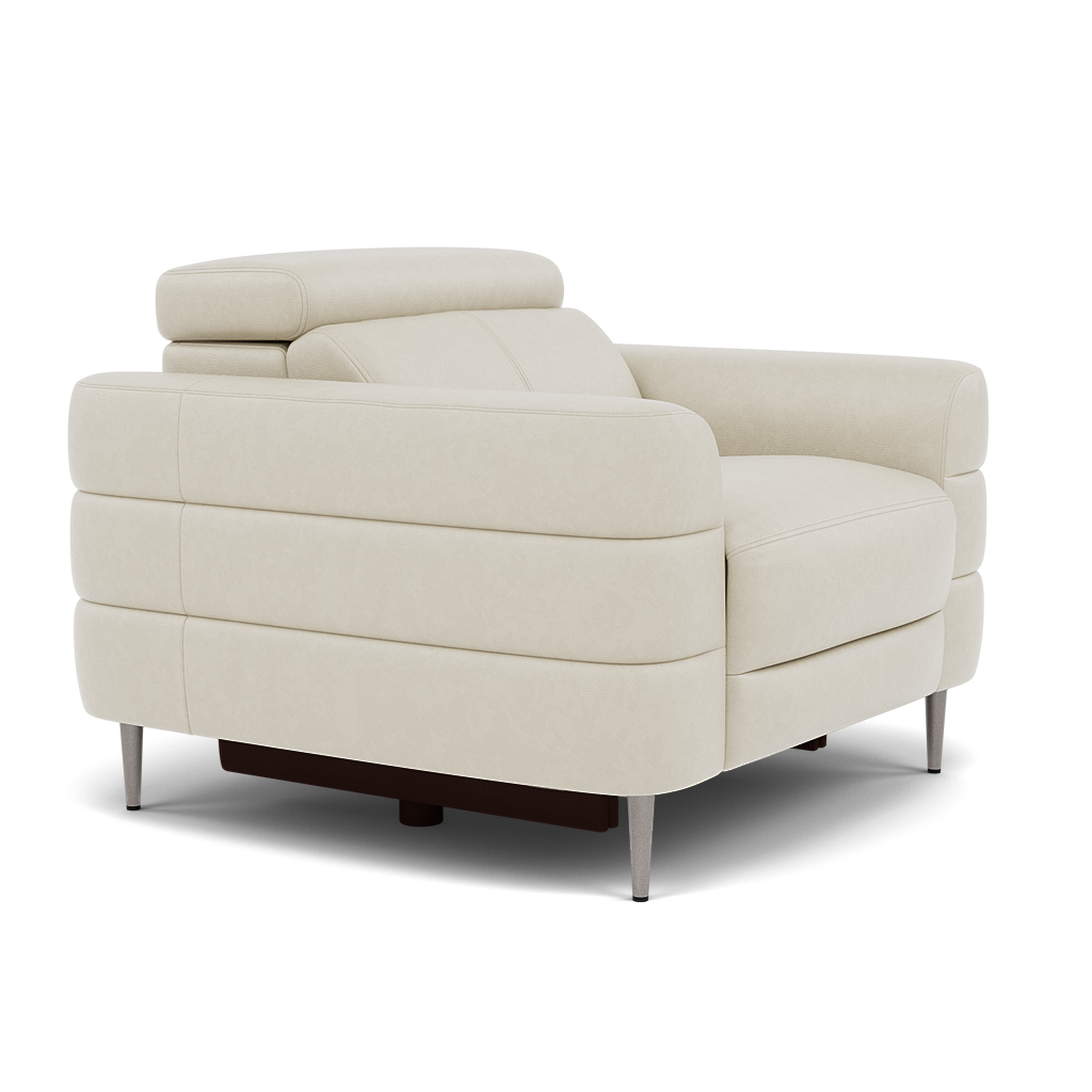 Hoy Armchair - Chair Static W/Manual Headrest Cat NL/O — O7015 Oslo Light Grey, gallery image 1