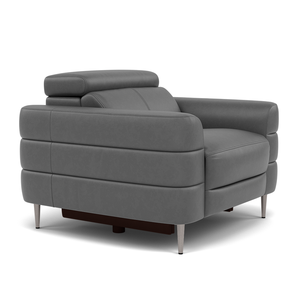 Hoy Armchair - Chair Static W/Manual Headrest Cat NL/O — O7300 Orlando Dark Grey, gallery image 1