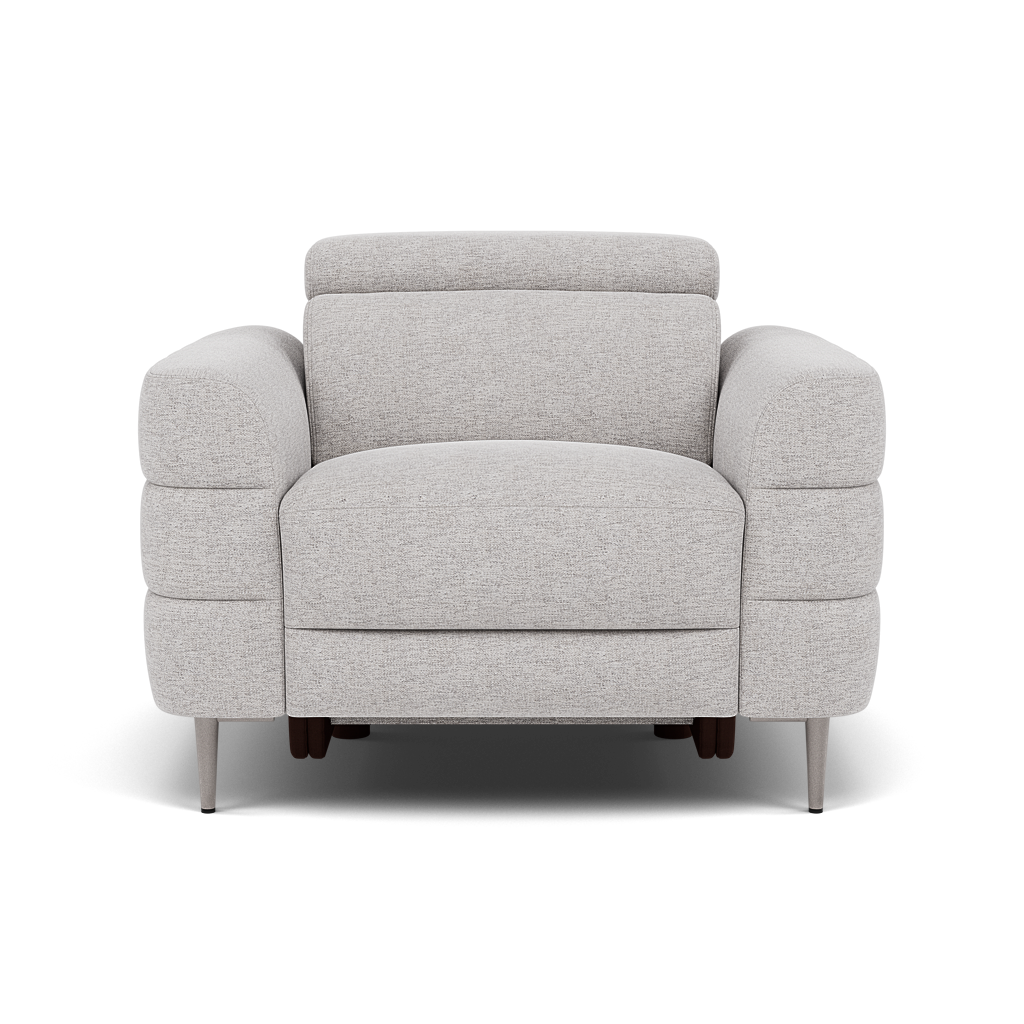 Hoy Armchair - Chair Static W/Manual Headrest Fabric Armchairs Sterling Home 5 KB-1280-UK Darwin Silver