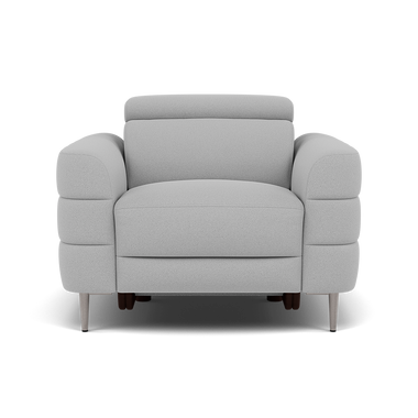 Hoy Armchair - Chair Static W/Manual Headrest Fabric Armchairs Sterling Home 8 CU9102-5-UK Oxford Silver