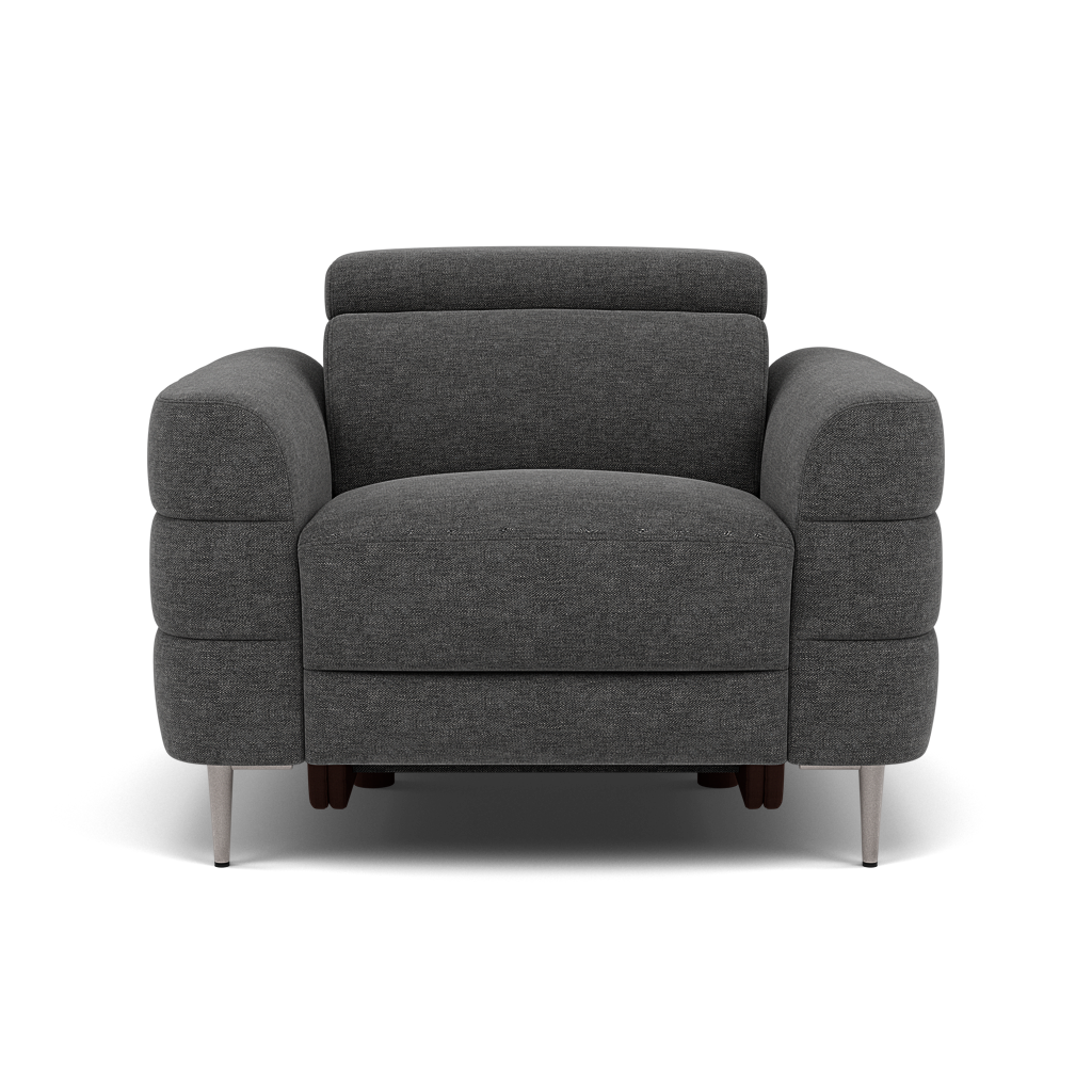 Hoy Armchair - Chair Static W/Manual Headrest Fabric Armchairs Sterling Home 2 KB-1281-UK Darwin Charcoal