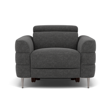 Hoy Armchair - Chair Static W/Manual Headrest Fabric Armchairs Sterling Home 2 KB-1281-UK Darwin Charcoal