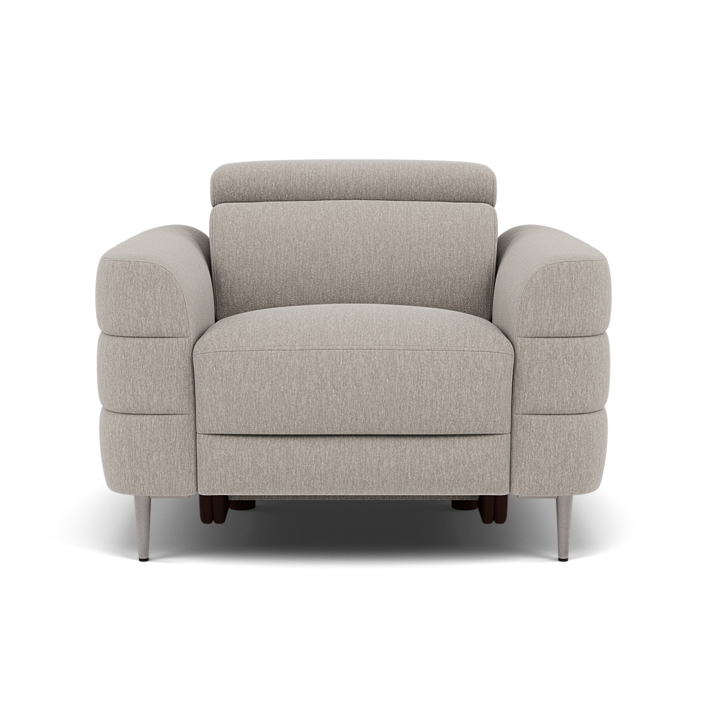 Hoy Armchair - Chair Static W/Manual Headrest Fabric Armchairs Sterling Home 11 KB-1292-UK Amigo Dove