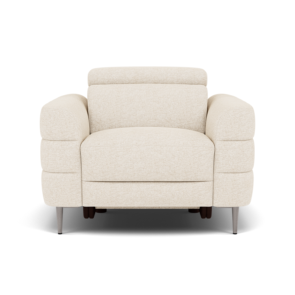 Hoy Armchair - Chair Static W/Manual Headrest Fabric Armchairs Sterling Home 6 KB-1285-UK Darwin Ivory