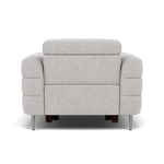 Hoy Armchair - Chair Static W/Manual Headrest Fabric — KB-1280-UK Darwin Silver, gallery image 2