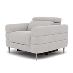 Hoy Armchair - Chair Static W/Manual Headrest Fabric — KB-1280-UK Darwin Silver, gallery image 3
