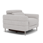 Hoy Armchair - Chair Static W/Manual Headrest Fabric — KB-1280-UK Darwin Silver, gallery image 1