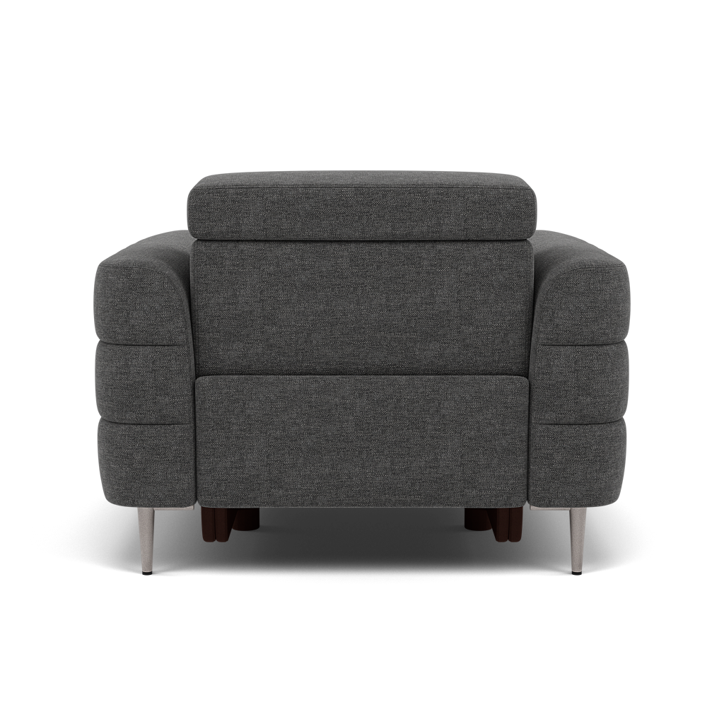 Hoy Armchair - Chair Static W/Manual Headrest Fabric — KB-1281-UK Darwin Charcoal, gallery image 2