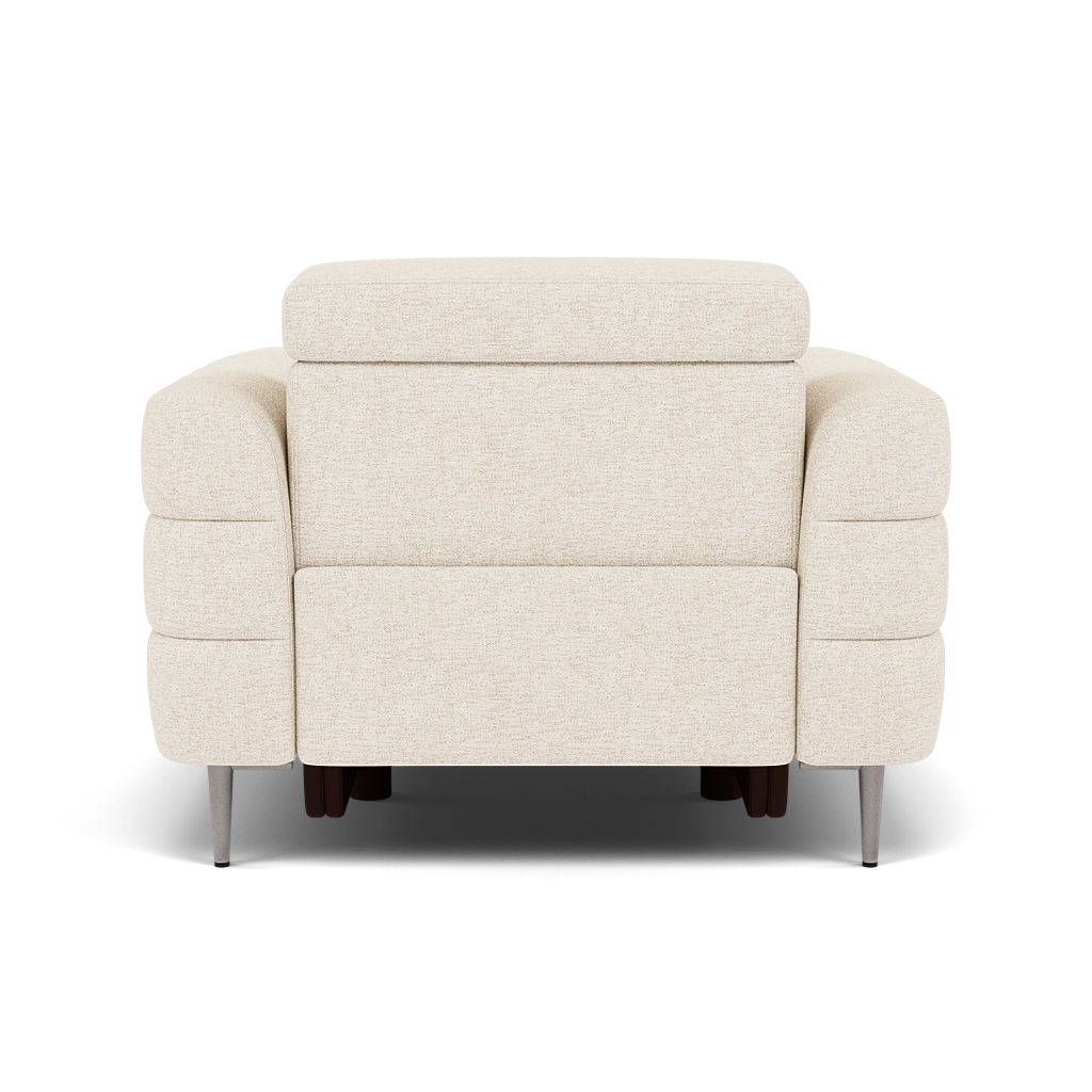 Hoy Armchair - Chair Static W/Manual Headrest Fabric — KB-1285-UK Darwin Ivory, gallery image 2