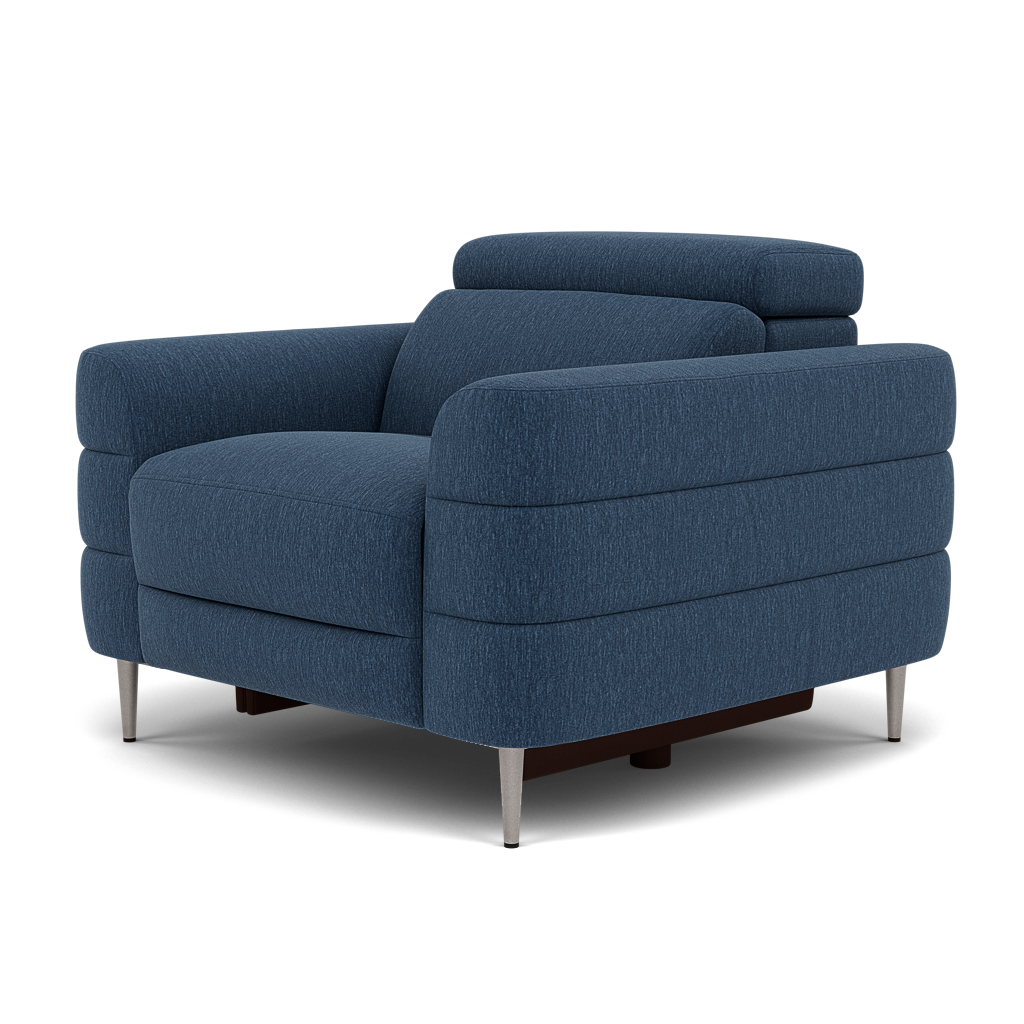 Hoy Armchair - Chair Static W/Manual Headrest Fabric — KB-1290-UK Amigo Navy, gallery image 3