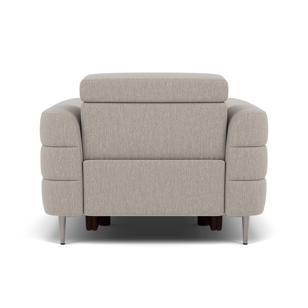 Hoy Armchair - Chair Static W/Manual Headrest Fabric — KB-1292-UK Amigo Dove, gallery image 2