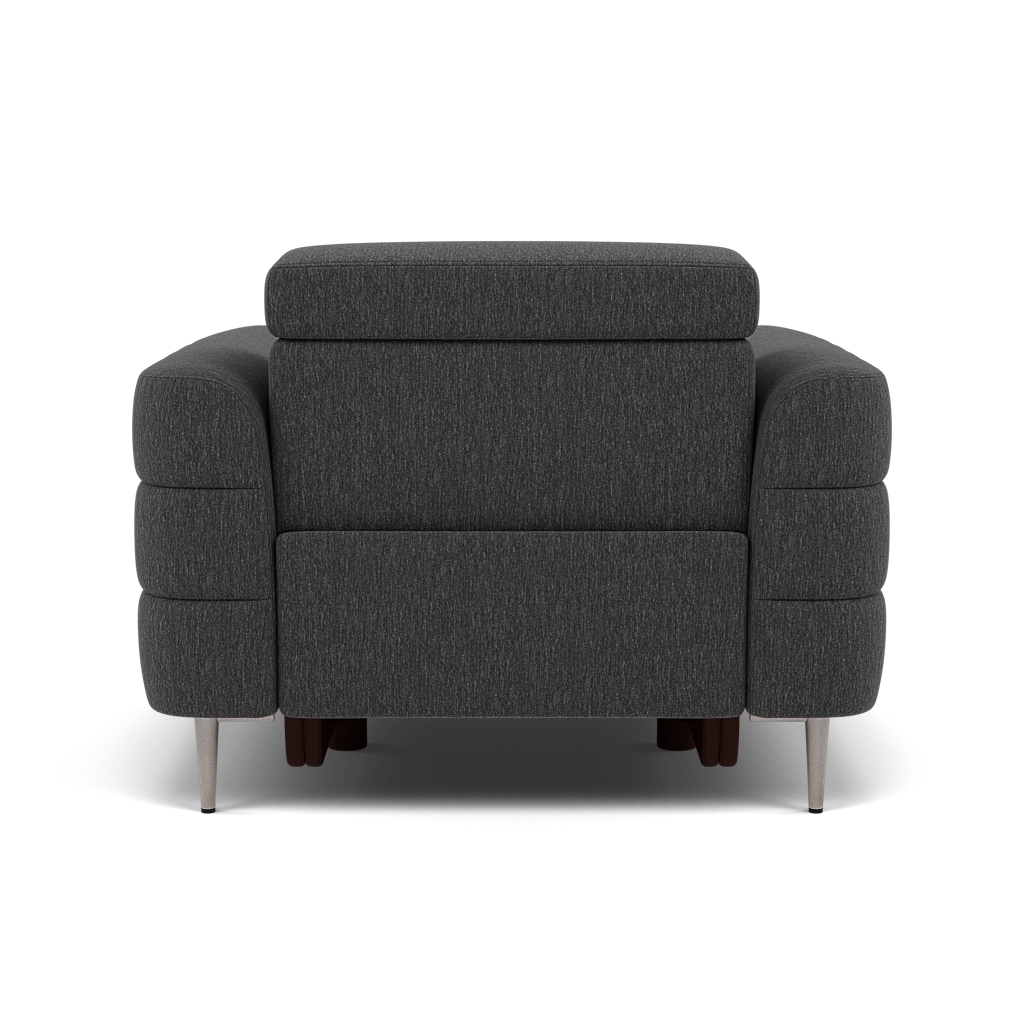 Hoy Armchair - Chair Static W/Manual Headrest Fabric — KB-1295-UK Amigo Coal, gallery image 2