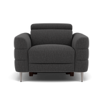 Hoy Armchair - Chair Static W/Manual Headrest Fabric Armchairs Sterling Home 1 KB-1295-UK Amigo Coal
