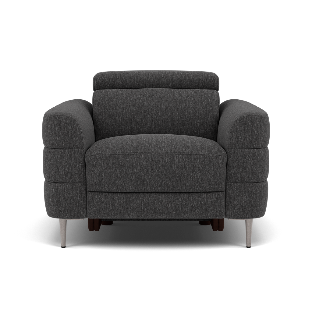 Hoy Armchair - Chair Static W/Manual Headrest Fabric Armchairs Sterling Home 1 KB-1295-UK Amigo Coal