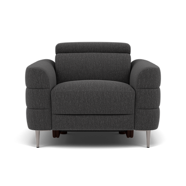 Hoy Armchair - Chair Static W/Manual Headrest Fabric Armchairs Sterling Home 1 KB-1295-UK Amigo Coal