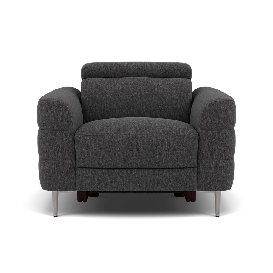 Hoy Armchair - Chair Static W/Manual Headrest Fabric Sterling Home 8 KB-1295-UK Amigo Coal