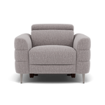 Hoy Armchair - Chair Static W/Manual Headrest Fabric Armchairs Sterling Home 10 KB-1291-UK Amigo Granite