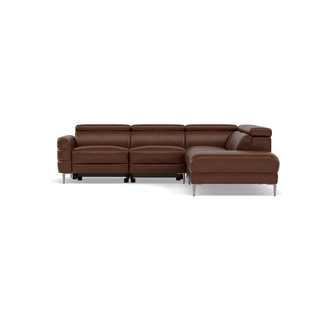Hoy Corner Sofa - Combination 1 - Left Hand Facing Sofa Corner Group Cat M - Left Hand Facing — M1595 Monaco Coffee, gallery image 3