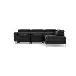 Hoy Corner Sofa - Combination 1 - Left Hand Facing Sofa Corner Group Cat M - Left Hand Facing — M5657 Melbourne Black, gallery image 3