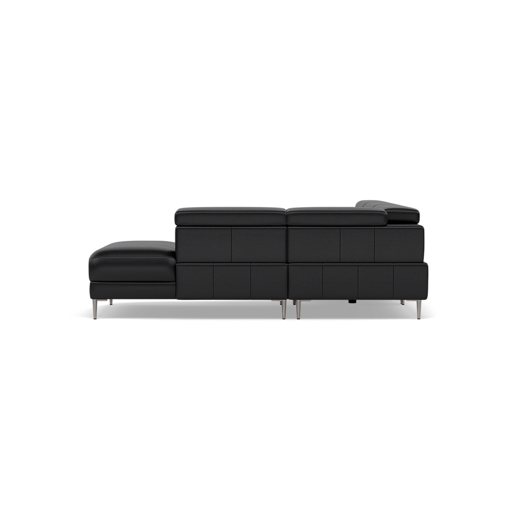 Hoy Corner Sofa - Combination 1 - Left Hand Facing Sofa Corner Group Cat M - Left Hand Facing — M5657 Melbourne Black, gallery image 1