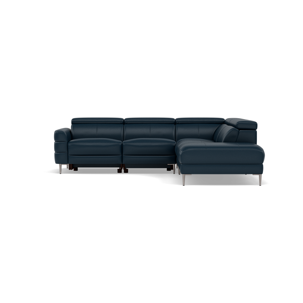 Hoy Corner Sofa - Combination 2 - Right Hand Facing Sofa Corner Group Cat M - Right Hand Facing — M5661 Melbourne Navy Blue, gallery image 3