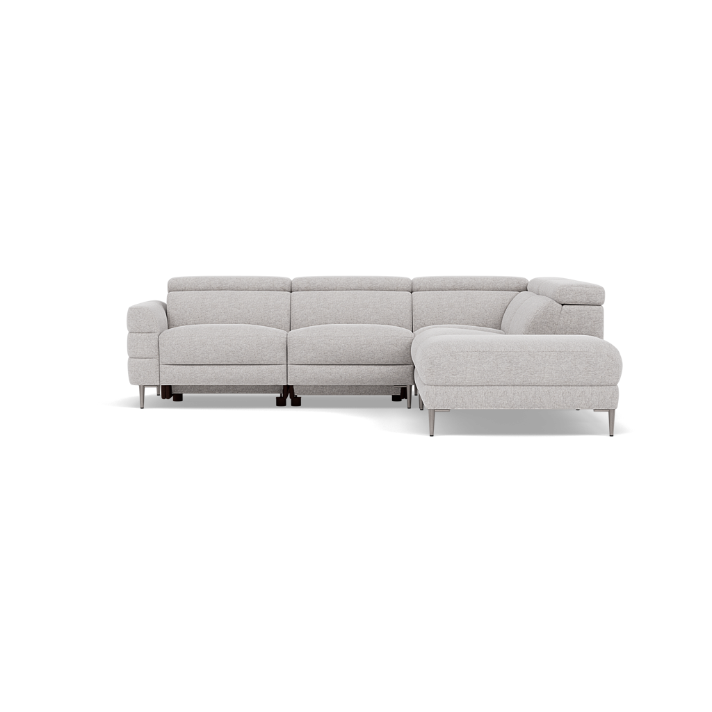 Hoy Corner Sofa - Combination 2 - Right Hand Facing Sofa Corner Group Fabric - Right Hand Facing — KB-1280-UK Darwin Silver, gallery image 3