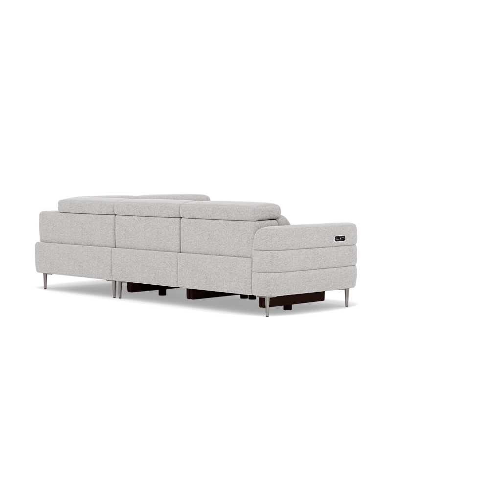 Hoy Corner Sofa - Combination 2 - Right Hand Facing Sofa Corner Group Fabric - Right Hand Facing — KB-1280-UK Darwin Silver, gallery image 2