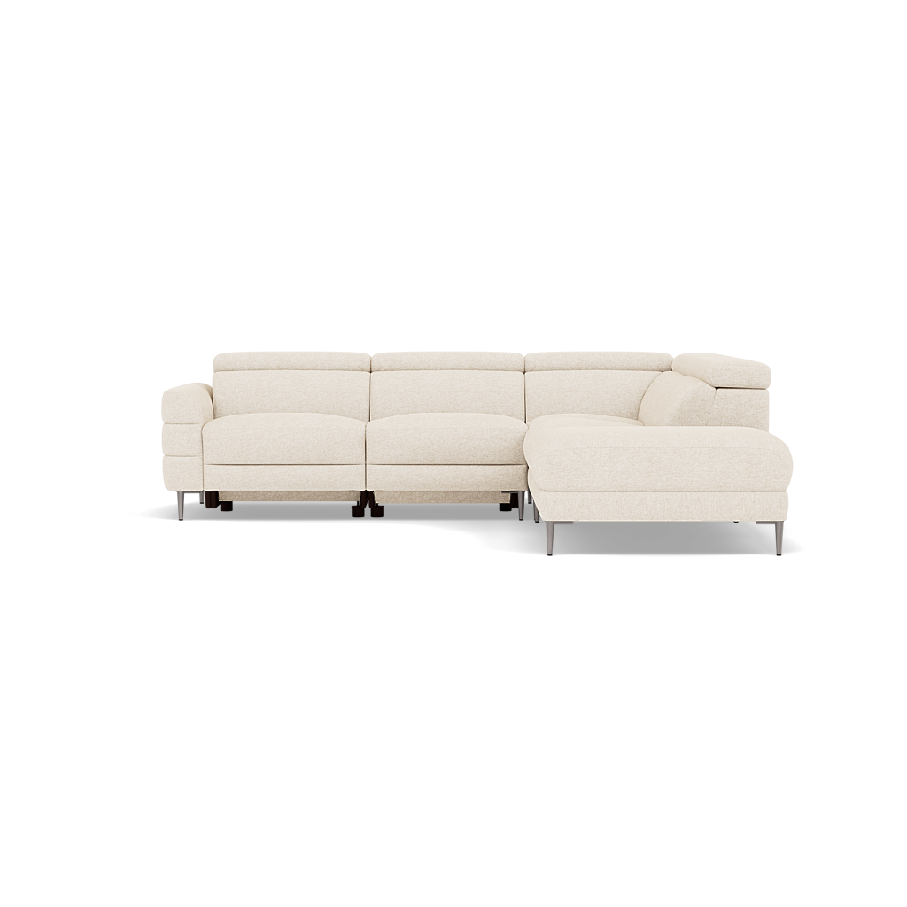 Hoy Corner Sofa - Combination 2 - Right Hand Facing Sofa Corner Group Fabric - Right Hand Facing — KB-1285-UK Darwin Ivory, gallery image 3