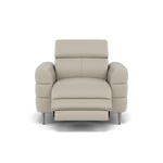 Hoy Recliner Armchair - Chair W/ Power Recliner W/ Manual Headrest Cat NL/O - Power with Manual Headrest Sterling Home 7 NL5115 New York Light Grey